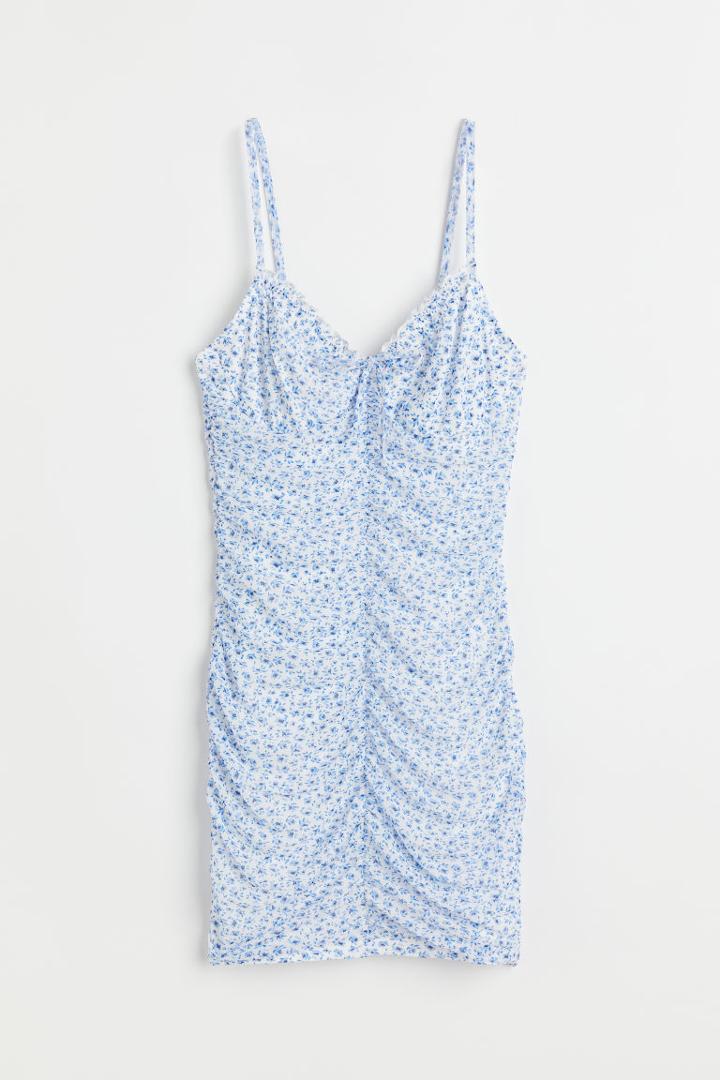 H & M - Draped Dress - White