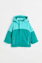 H & M - Water-resistant Jacket - Turquoise