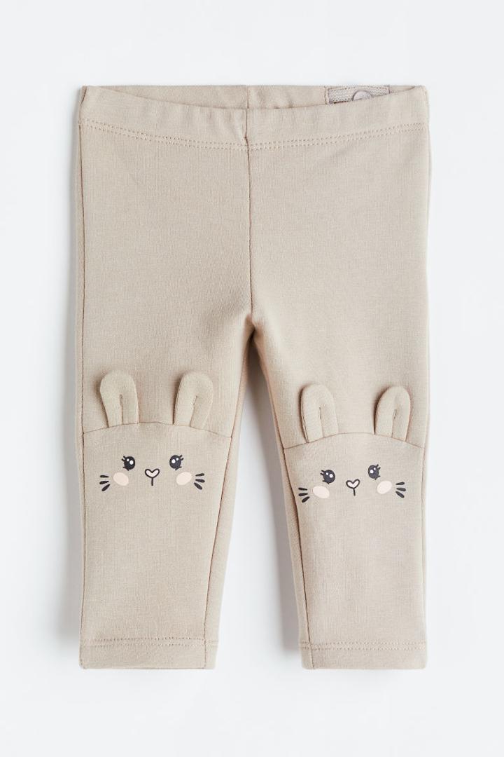 H & M - Extra-soft Leggings - Beige