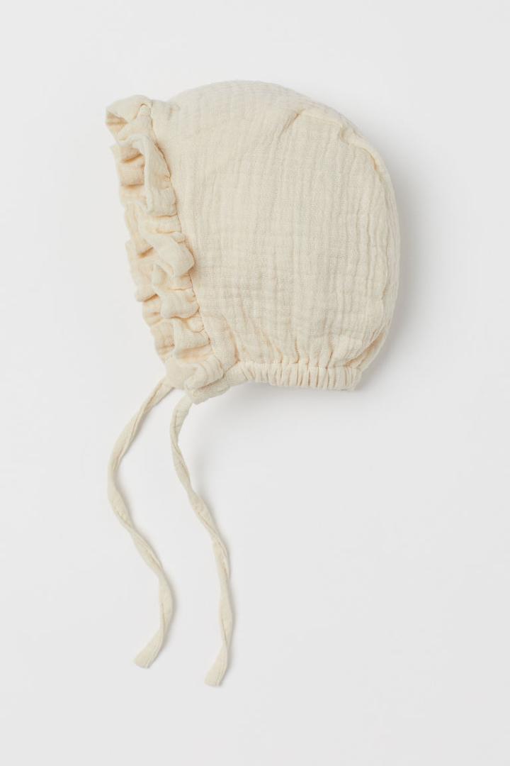 H & M - Muslin Hat - Beige