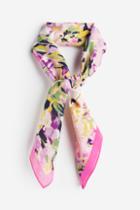 H & M - Patterned Cotton Scarf - Pink