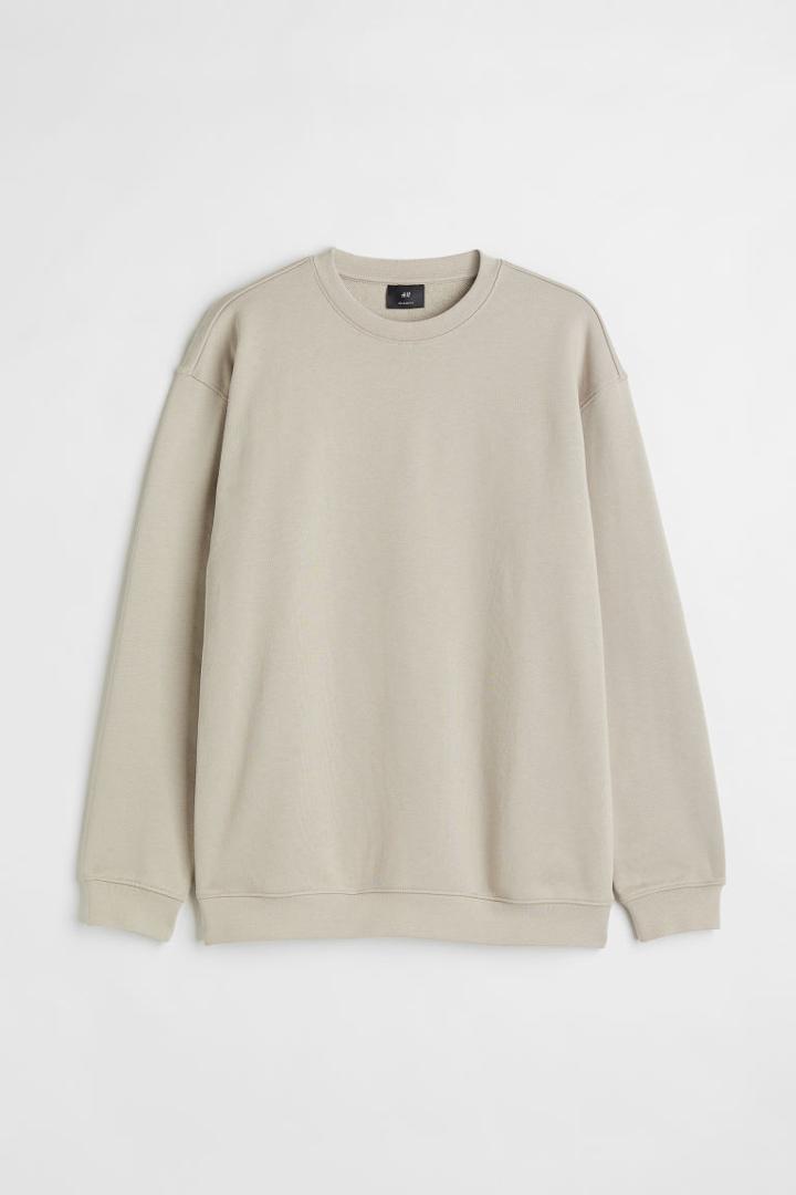H & M - Relaxed Fit Sweatshirt - Brown