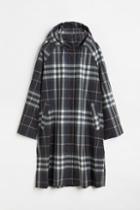 H & M - Hooded Raincoat - Black