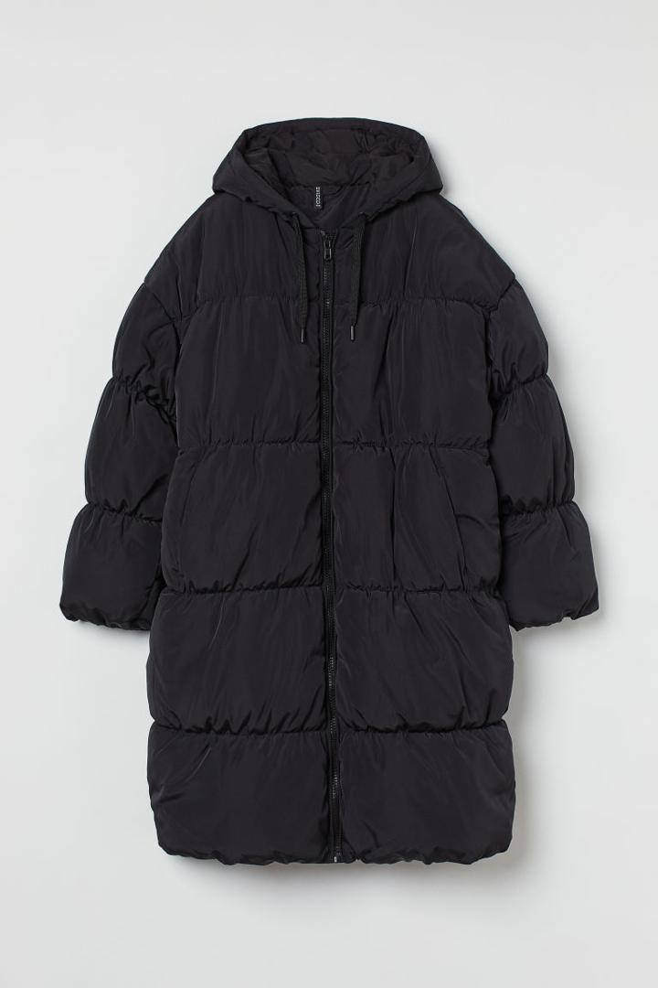 H & M - Oversized Puffer Jacket - Black