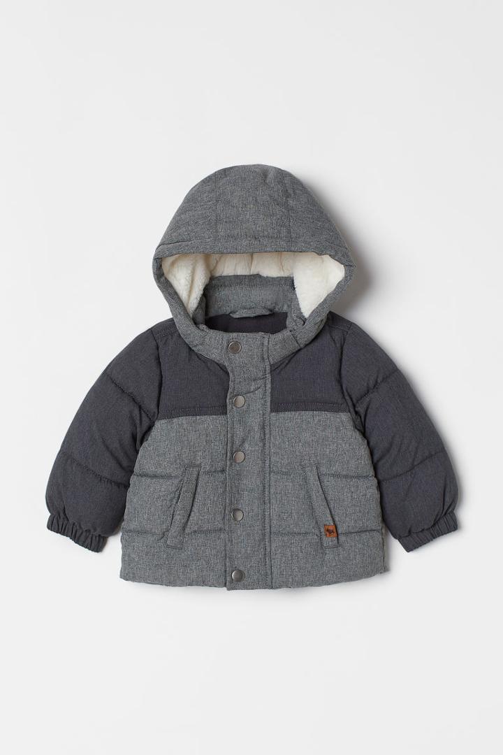 H & M - Padded Jacket - Gray