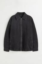 H & M - Boxy Jacket - Black