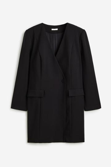 H & M - H & M+ Jacket Dress - Black