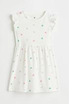 H & M - Patterned Dress - White