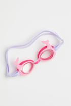 H & M - Appliqud Swim Goggles - Purple