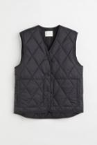 H & M - Quilted Vest - Black
