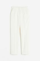 H & M - Tapered Pants - White