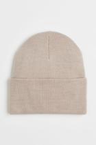 H & M - Fine-knit Hat - Brown