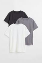 H & M - 3-pack Sports Shirts - White