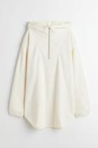 H & M - Mama Oversized Fleece Hoodie - White