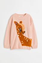 H & M - Jacquard-knit Sweater - Orange
