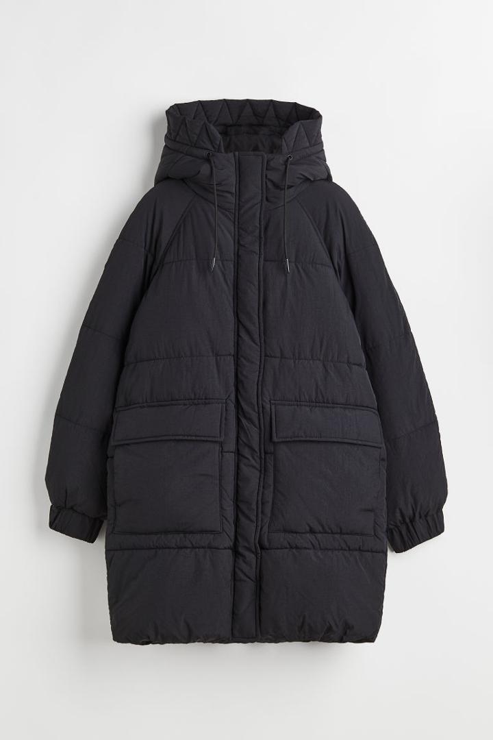 H & M - Puffer Coat - Black