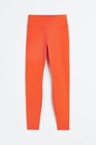 H & M - High Waist Sports Leggings - Orange