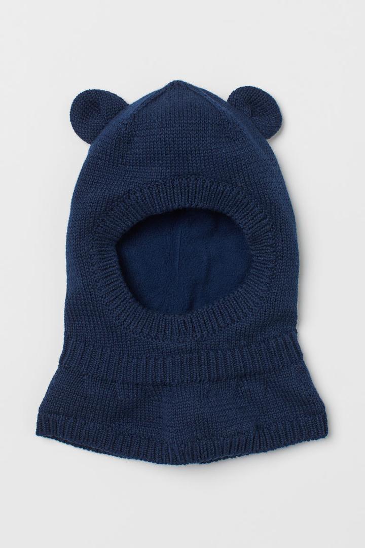 H & M - Fleece-lined Balaclava - Blue