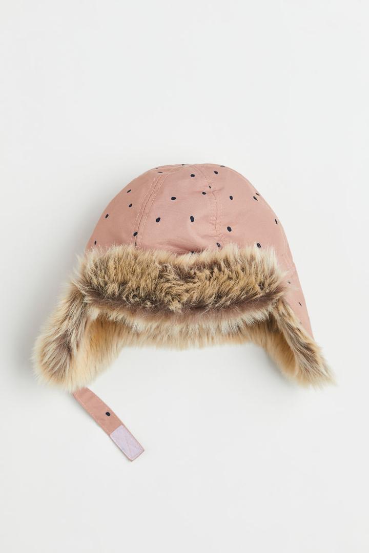 H & M - Water-repellent Hat - Pink