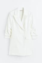 H & M - Jacket Dress - White