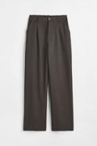 H & M - Wide-leg Pants - Gray