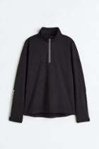 H & M - Mid Layer Pullover In Drymove&trade; - Black