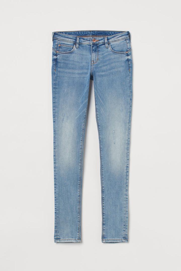 H & M - Push Up Low Jeggings - Blue