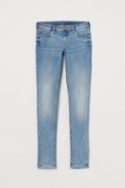 H & M - Push Up Low Jeggings - Blue
