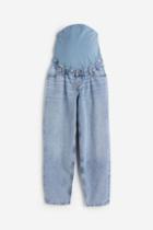H & M - Mama Mom Loose Ankle Jeans - Blue