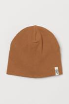 H & M - Ribbed Jersey Hat - Beige
