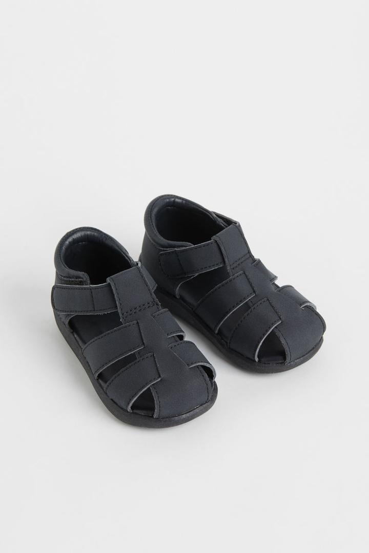 H & M - Strappy Sandals - Gray