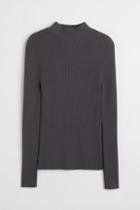 H & M - Rib-knit Sweater - Gray