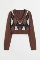 H & M - Sweater - Brown