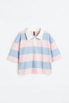 H & M - Cotton Polo Shirt - Pink