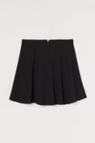 H & M - Jersey Circle Skirt - Black