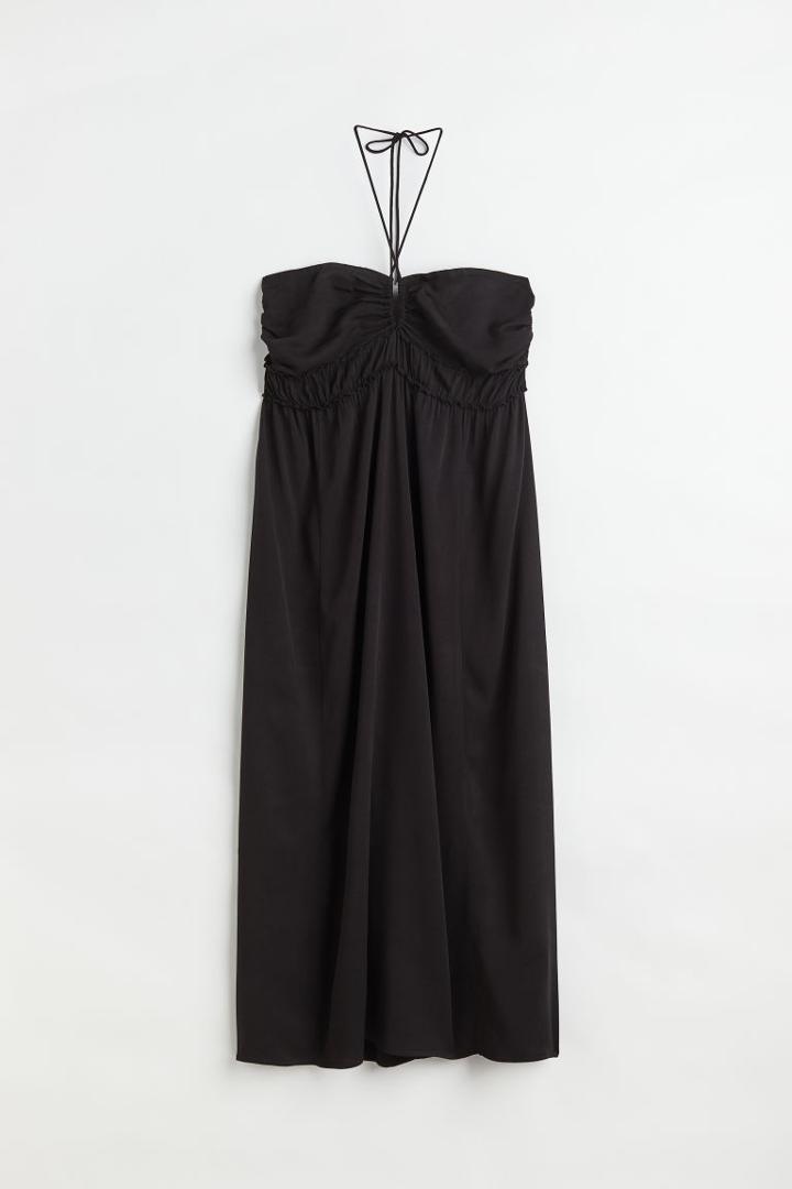 H & M - H & M+ Tie-detail Dress - Black
