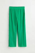H & M - H & M+ Wide Track Pants - Green