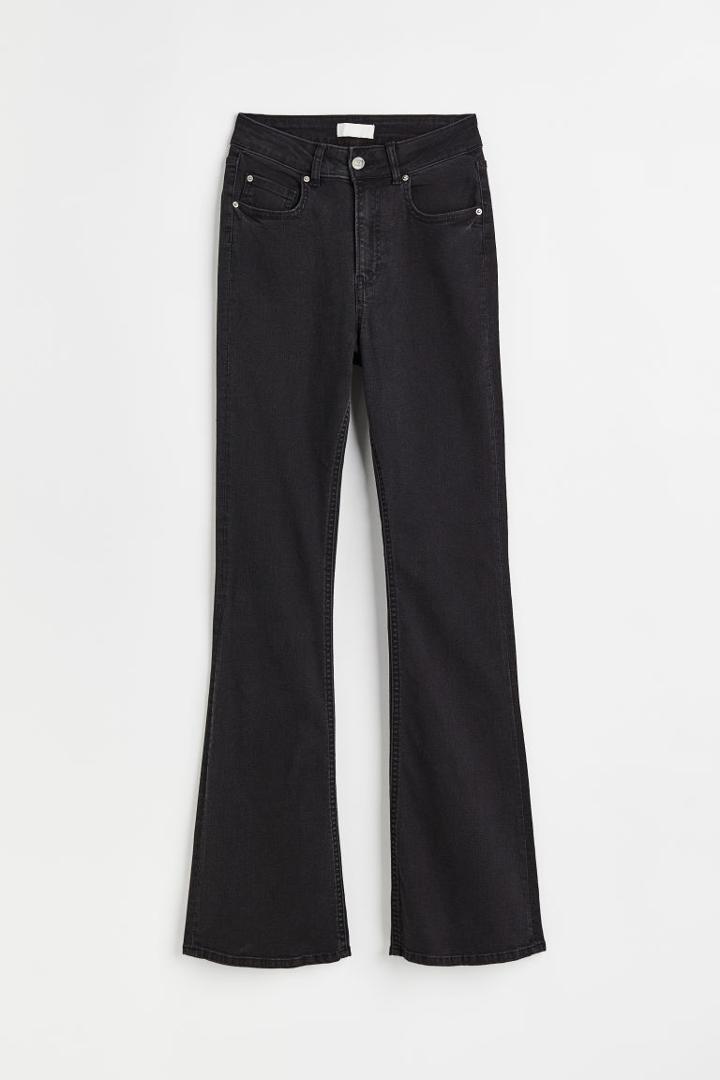 H & M - Flared High Jeans - Gray
