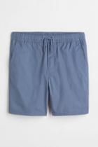 H & M - Regular Fit Cotton Shorts - Blue