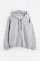 H & M - H & M+ Hooded Sweatshirt Jacket - Gray