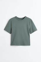 H & M - Drymove&trade; Sports Crop Top - Green