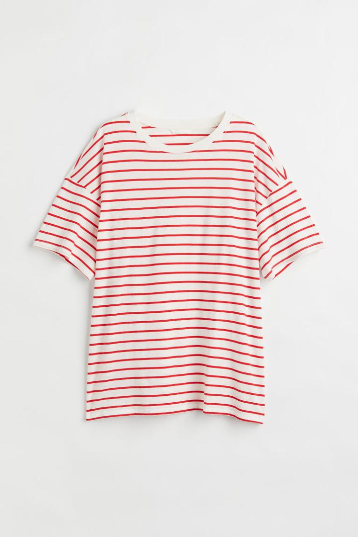 H & M - H & M+ Oversized T-shirt - Red
