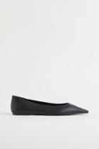 H & M - Pointed Flats - Black