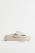 H & M - Chunky Slides - Brown