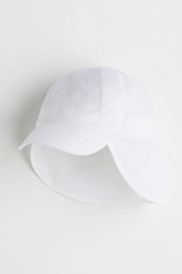 H & M - Cotton Sun Cap - White