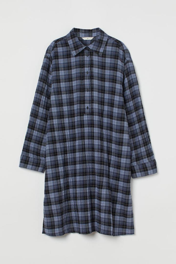 H & M - Shirt Dress - Blue