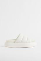 H & M - Chunky Slides - White