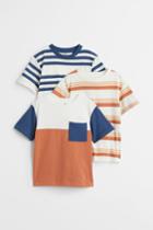 H & M - 3-pack Cotton T-shirts - Orange