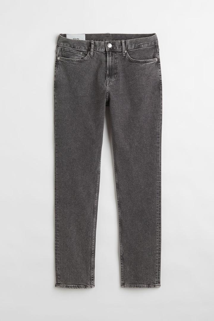 H & M - Slim Jeans - Gray