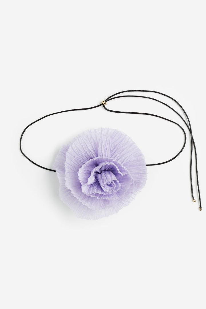 H & M - Short Necklace - Purple
